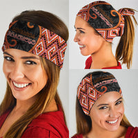 Aotearoa Atua Ruaumoko Neck Gaiter God Of Volcanoes Koru Patterns