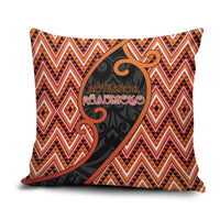 Aotearoa Atua Ruaumoko Pillow Cover God Of Volcanoes Koru Patterns