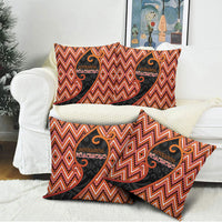 Aotearoa Atua Ruaumoko Pillow Cover God Of Volcanoes Koru Patterns