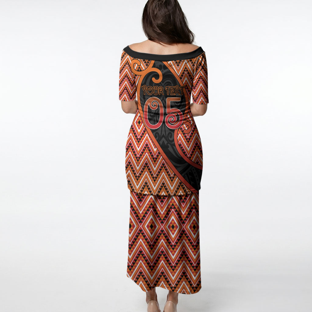 Custom Aotearoa Atua Ruaumoko Puletasi God Of Volcanoes Koru Patterns