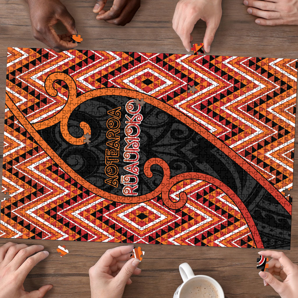 Aotearoa Atua Ruaumoko Puzzle God Of Volcanoes Koru Patterns