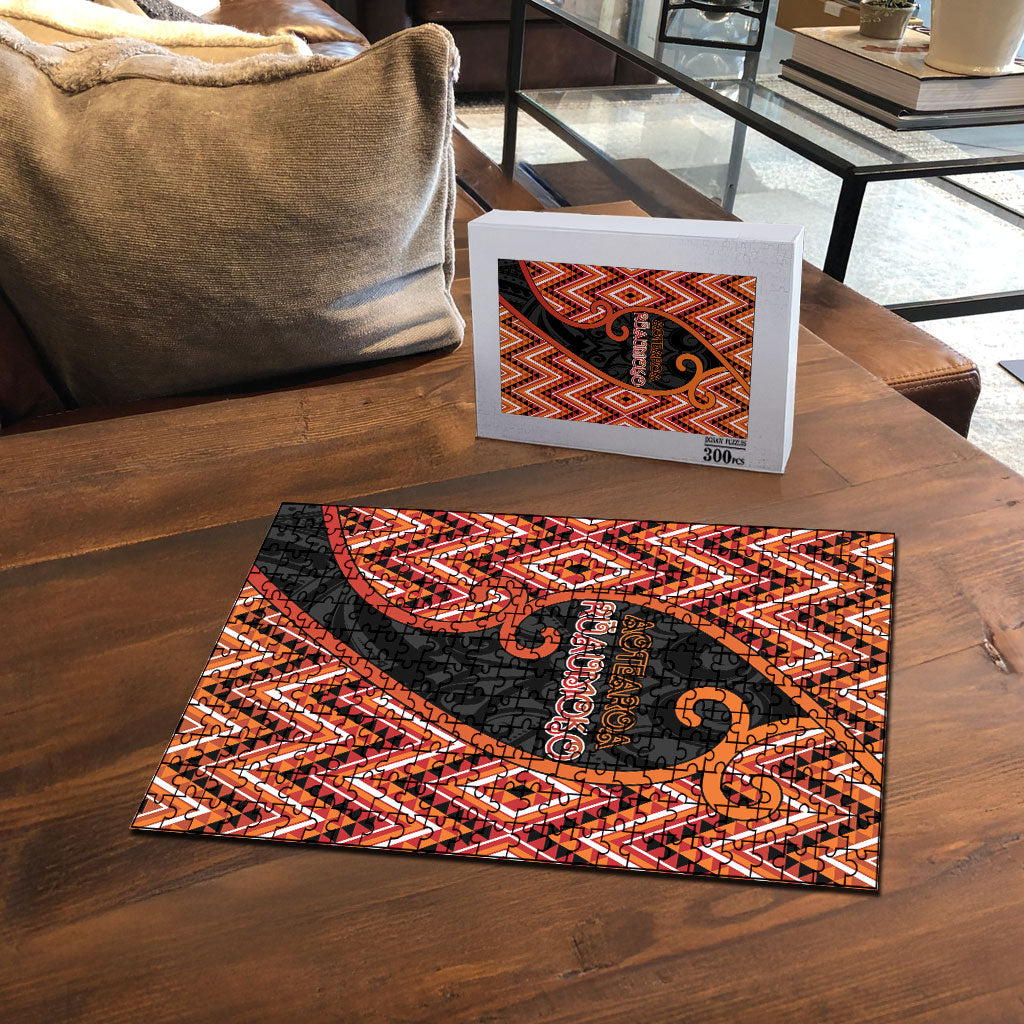 Aotearoa Atua Ruaumoko Puzzle God Of Volcanoes Koru Patterns