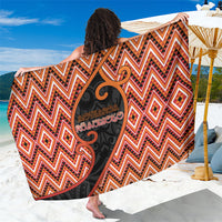 Aotearoa Atua Ruaumoko Sarong God Of Volcanoes Koru Patterns