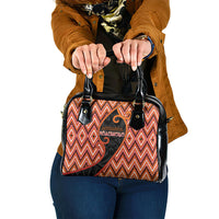 Aotearoa Atua Ruaumoko Shoulder Handbag God Of Volcanoes Koru Patterns