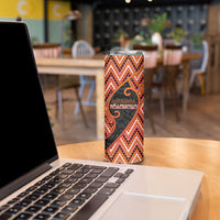 Custom Aotearoa Atua Ruaumoko Skinny Tumbler God Of Volcanoes Koru Patterns