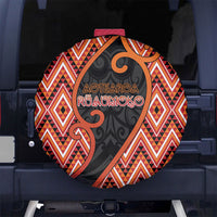 Aotearoa Atua Ruaumoko Spare Tire Cover God Of Volcanoes Koru Patterns