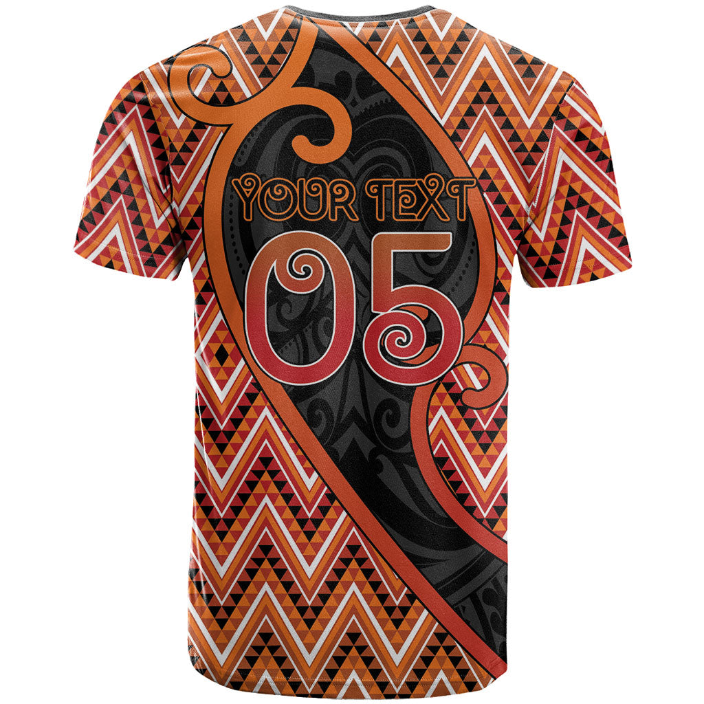 Custom Aotearoa Atua Ruaumoko T Shirt God Of Volcanoes Koru Patterns
