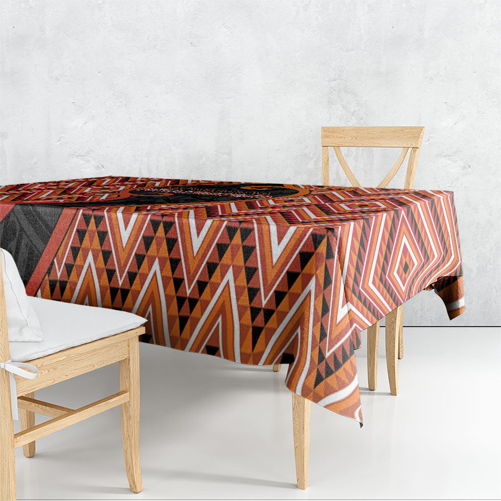 Aotearoa Atua Ruaumoko Tablecloth God Of Volcanoes Koru Patterns