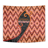 Aotearoa Atua Ruaumoko Tapestry God Of Volcanoes Koru Patterns