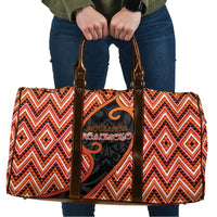 Aotearoa Atua Ruaumoko Travel Bag God Of Volcanoes Koru Patterns