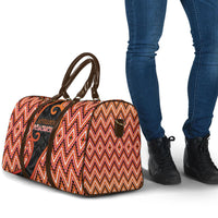 Aotearoa Atua Ruaumoko Travel Bag God Of Volcanoes Koru Patterns