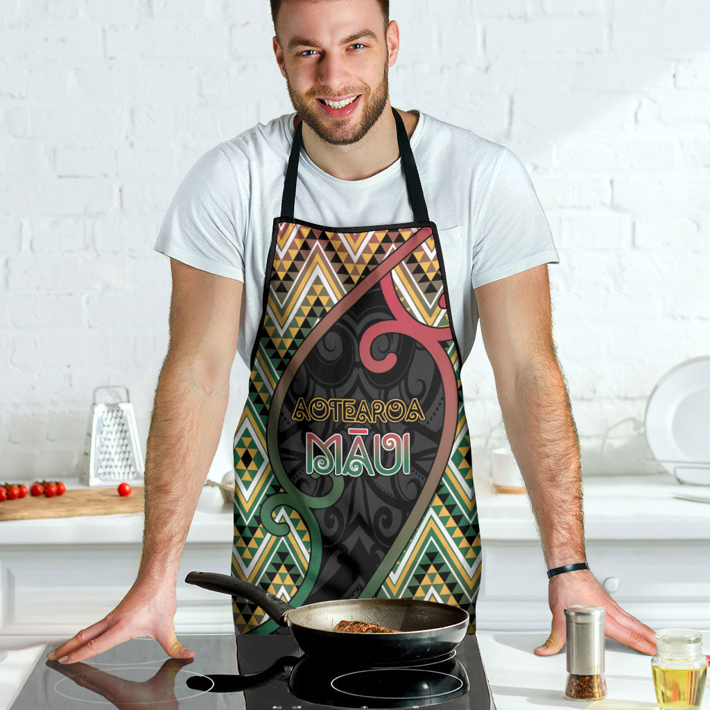 Aotearoa Atua Maui Apron Demigod Hero And Trickster Koru Patterns