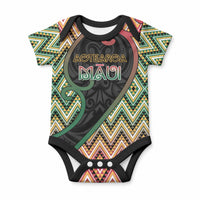 Custom Aotearoa Atua Maui Baby Onesie Demigod Hero And Trickster Koru Patterns