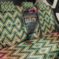 Aotearoa Atua Maui Back Car Seat Cover Demigod Hero And Trickster Koru Patterns