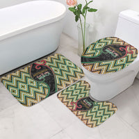 Aotearoa Atua Maui Bathroom Set Demigod Hero And Trickster Koru Patterns