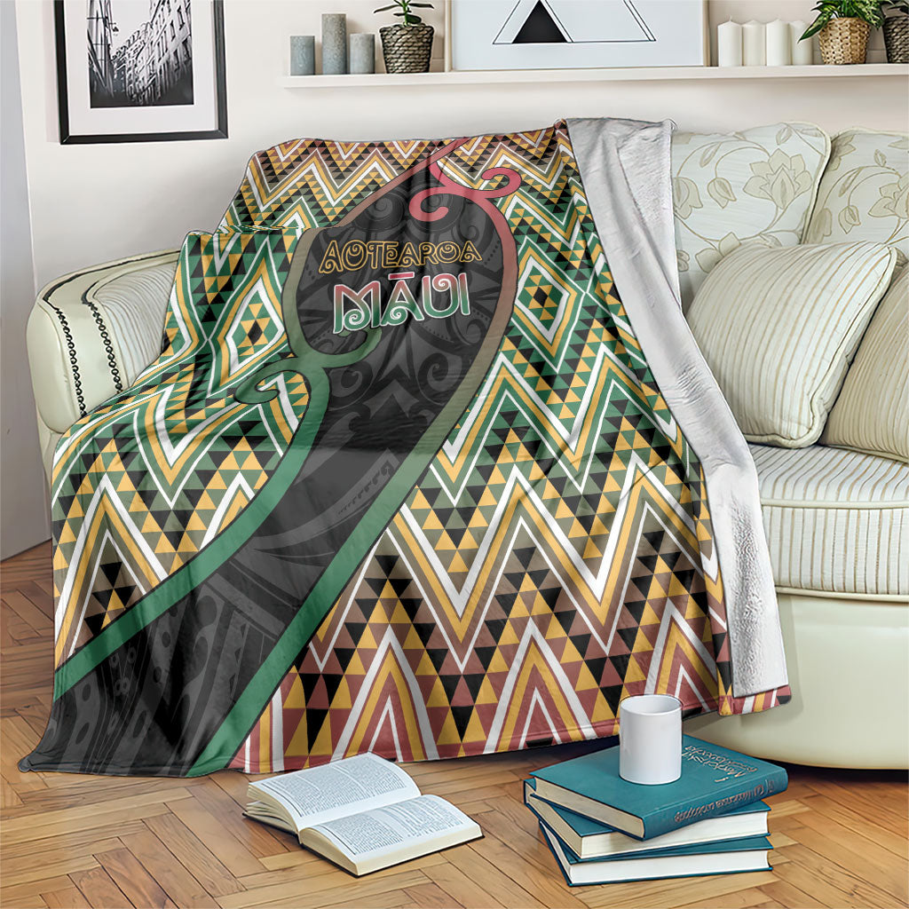 Aotearoa Atua Maui Blanket Demigod Hero And Trickster Koru Patterns