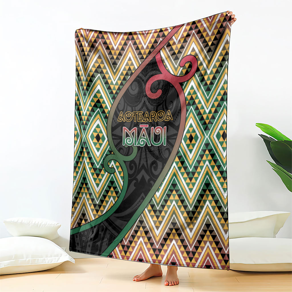 Aotearoa Atua Maui Blanket Demigod Hero And Trickster Koru Patterns