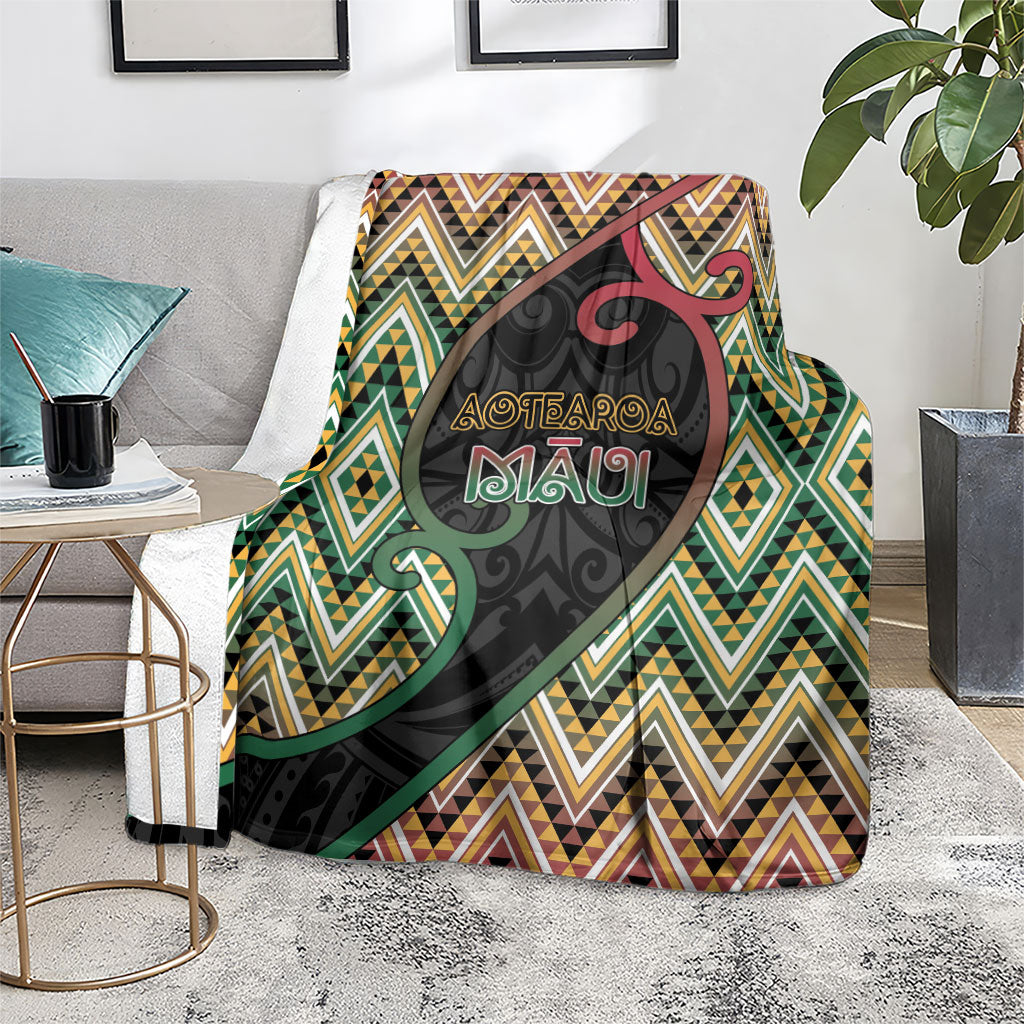 Aotearoa Atua Maui Blanket Demigod Hero And Trickster Koru Patterns