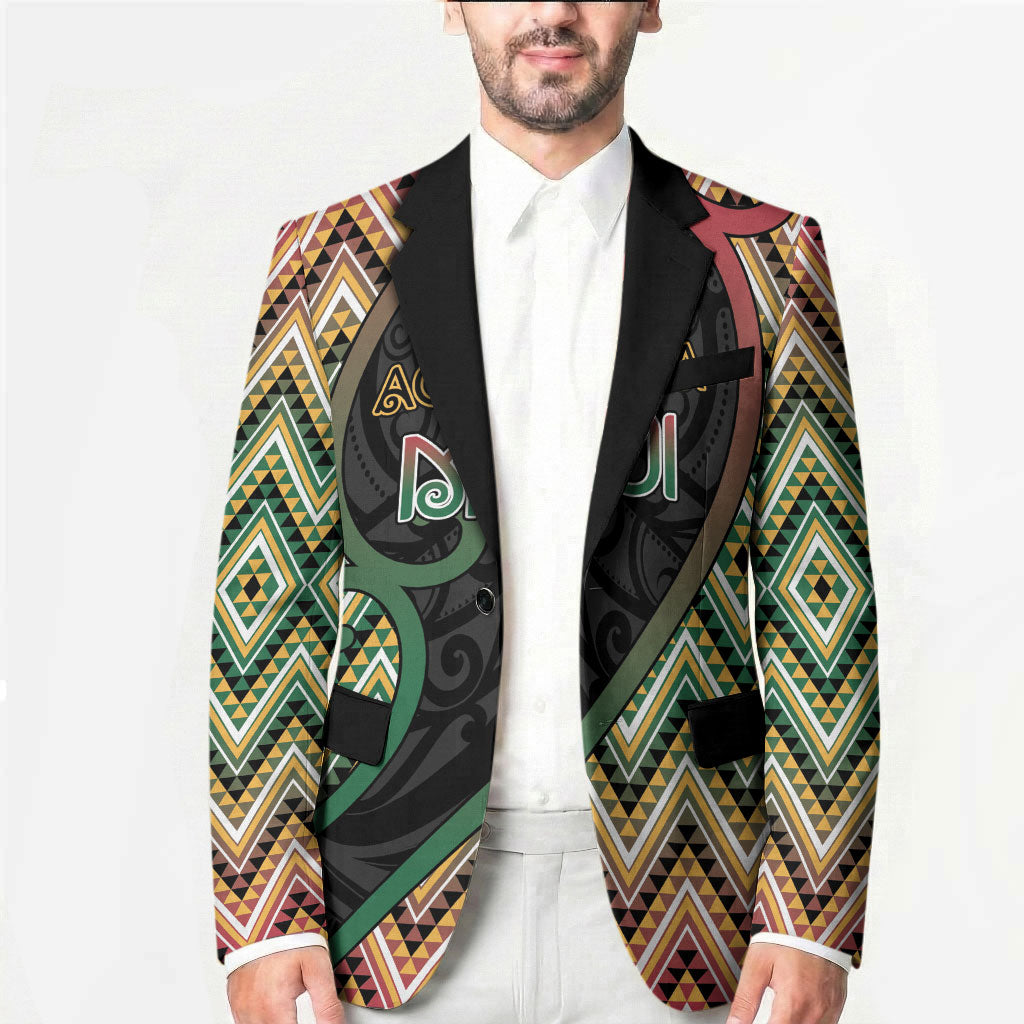 Custom Aotearoa Atua Maui Blazer Demigod Hero And Trickster Koru Patterns