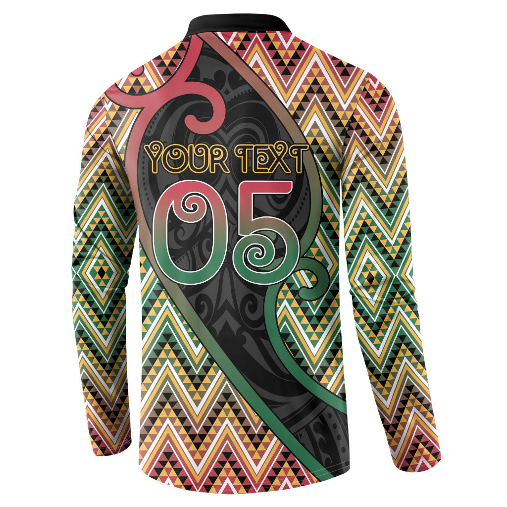 Custom Aotearoa Atua Maui Button Sweatshirt Demigod Hero And Trickster Koru Patterns