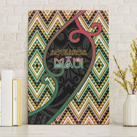 Aotearoa Atua Maui Canvas Wall Art Demigod Hero And Trickster Koru Patterns