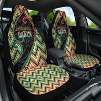 Aotearoa Atua Maui Car Seat Cover Demigod Hero And Trickster Koru Patterns