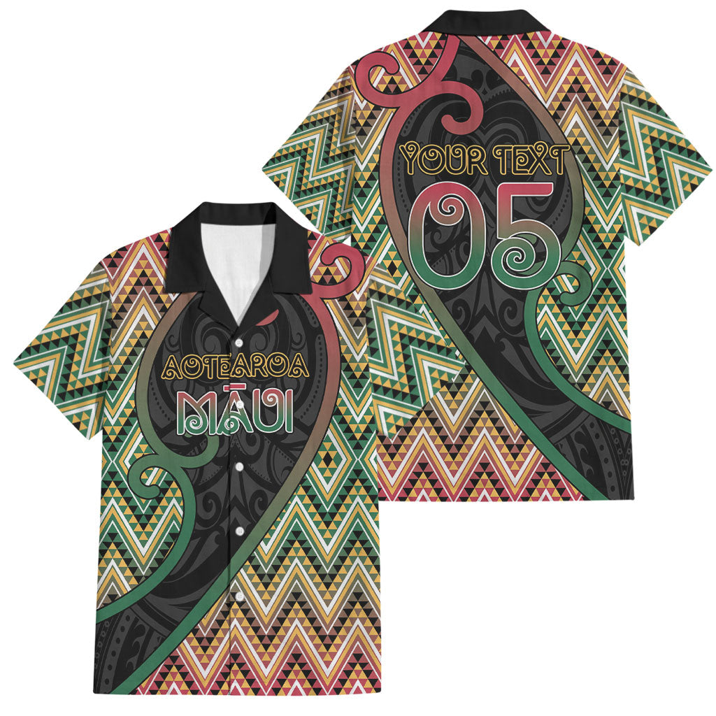 Custom Aotearoa Atua Maui Family Matching Mermaid Dress and Hawaiian Shirt Demigod Hero And Trickster Koru Patterns