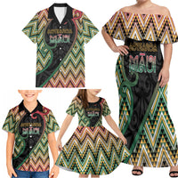 Custom Aotearoa Atua Maui Family Matching Off Shoulder Maxi Dress and Hawaiian Shirt Demigod Hero And Trickster Koru Patterns