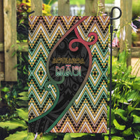 Aotearoa Atua Maui Garden Flag Demigod Hero And Trickster Koru Patterns