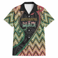 Custom Aotearoa Atua Maui Hawaiian Shirt Demigod Hero And Trickster Koru Patterns