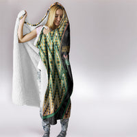 Aotearoa Atua Maui Hooded Blanket Demigod Hero And Trickster Koru Patterns