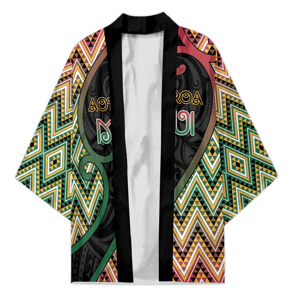 Custom Aotearoa Atua Maui Kimono Demigod Hero And Trickster Koru Patterns