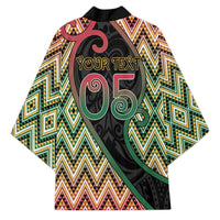 Custom Aotearoa Atua Maui Kimono Demigod Hero And Trickster Koru Patterns