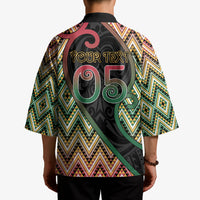 Custom Aotearoa Atua Maui Kimono Demigod Hero And Trickster Koru Patterns