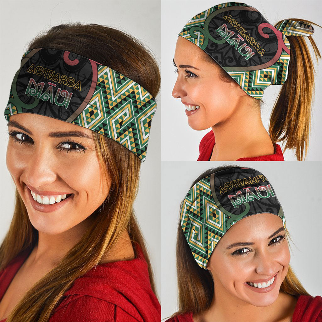 Aotearoa Atua Maui Neck Gaiter Demigod Hero And Trickster Koru Patterns