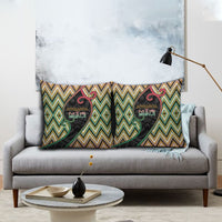 Aotearoa Atua Maui Pillow Cover Demigod Hero And Trickster Koru Patterns