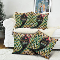 Aotearoa Atua Maui Pillow Cover Demigod Hero And Trickster Koru Patterns