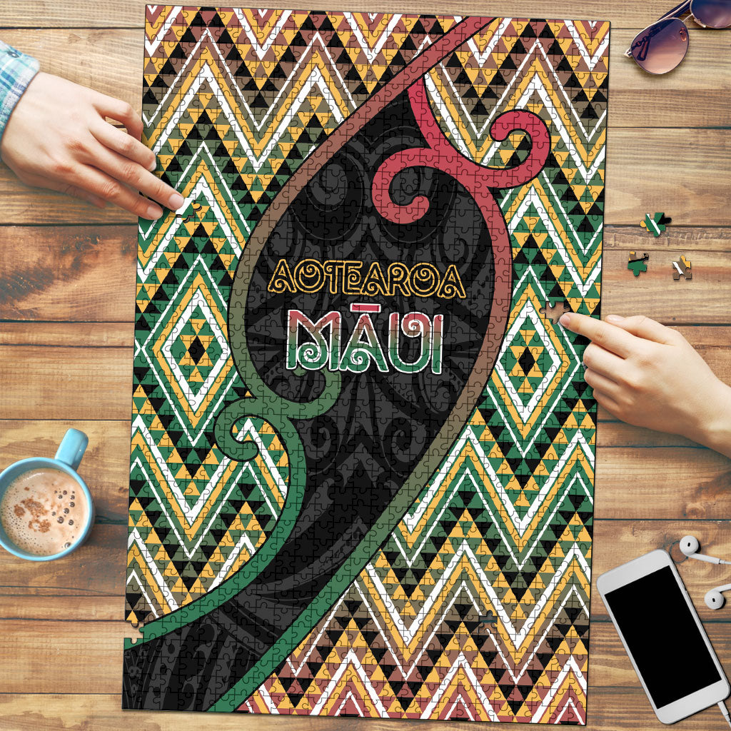 Aotearoa Atua Maui Puzzle Demigod Hero And Trickster Koru Patterns