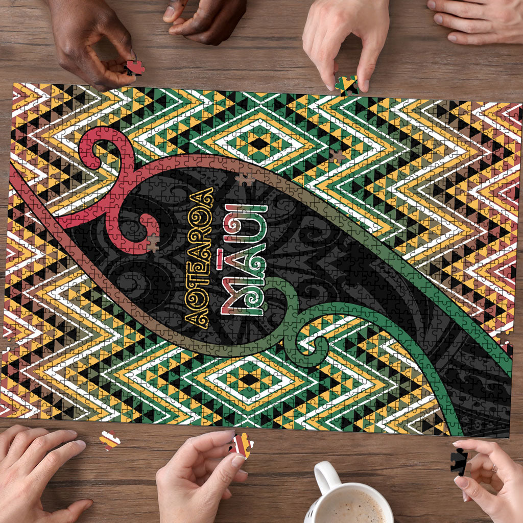 Aotearoa Atua Maui Puzzle Demigod Hero And Trickster Koru Patterns