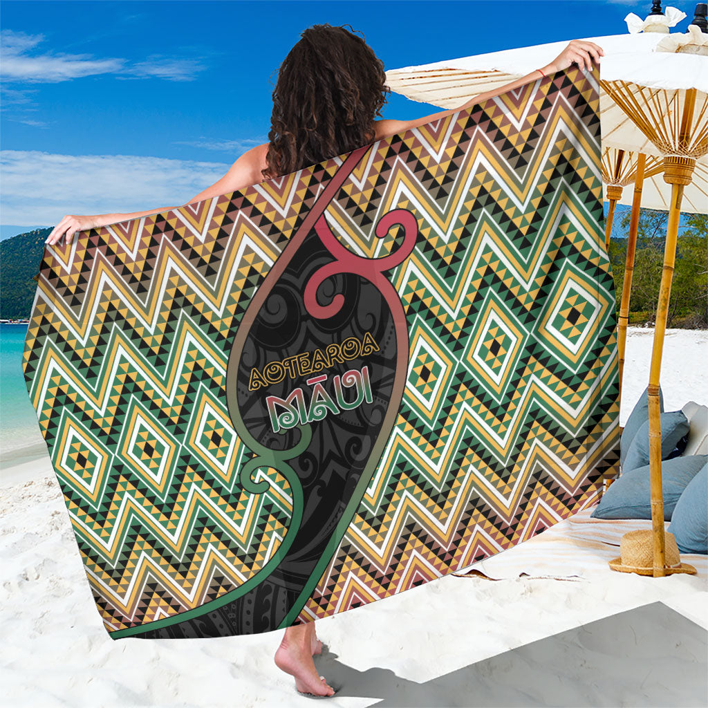 Aotearoa Atua Maui Sarong Demigod Hero And Trickster Koru Patterns