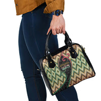Aotearoa Atua Maui Shoulder Handbag Demigod Hero And Trickster Koru Patterns