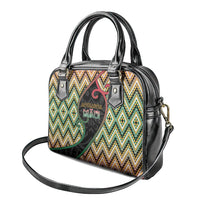 Aotearoa Atua Maui Shoulder Handbag Demigod Hero And Trickster Koru Patterns
