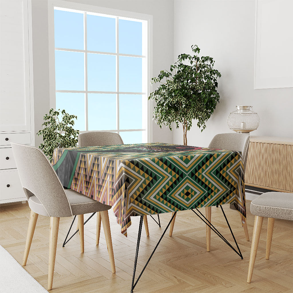 Aotearoa Atua Maui Tablecloth Demigod Hero And Trickster Koru Patterns