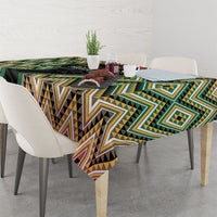 Aotearoa Atua Maui Tablecloth Demigod Hero And Trickster Koru Patterns