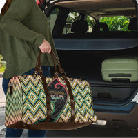 Aotearoa Atua Maui Travel Bag Demigod Hero And Trickster Koru Patterns
