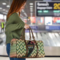Aotearoa Atua Maui Travel Bag Demigod Hero And Trickster Koru Patterns