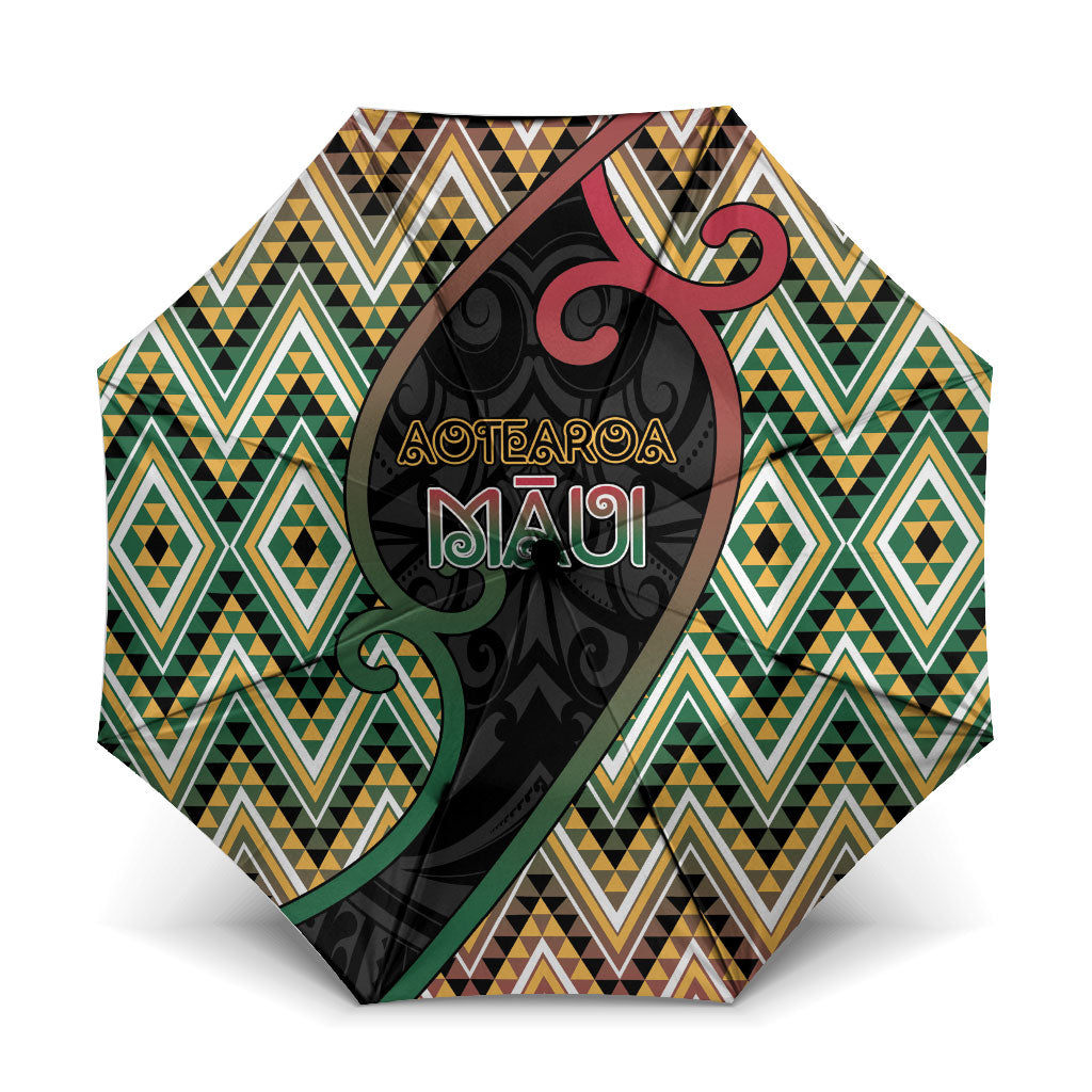 Aotearoa Atua Maui Umbrella Demigod Hero And Trickster Koru Patterns