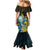Personalised Tuvalu Mermaid Dress Dolphin On The Waves