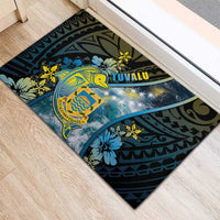 Tuvalu Rubber Doormat Dolphin On The Waves