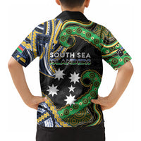 South Sea Islanders And New Caledonia Hawaiian Shirt Nautilus Shell Southern Cross Tribal Pattern DT05 - Polynesian Pride